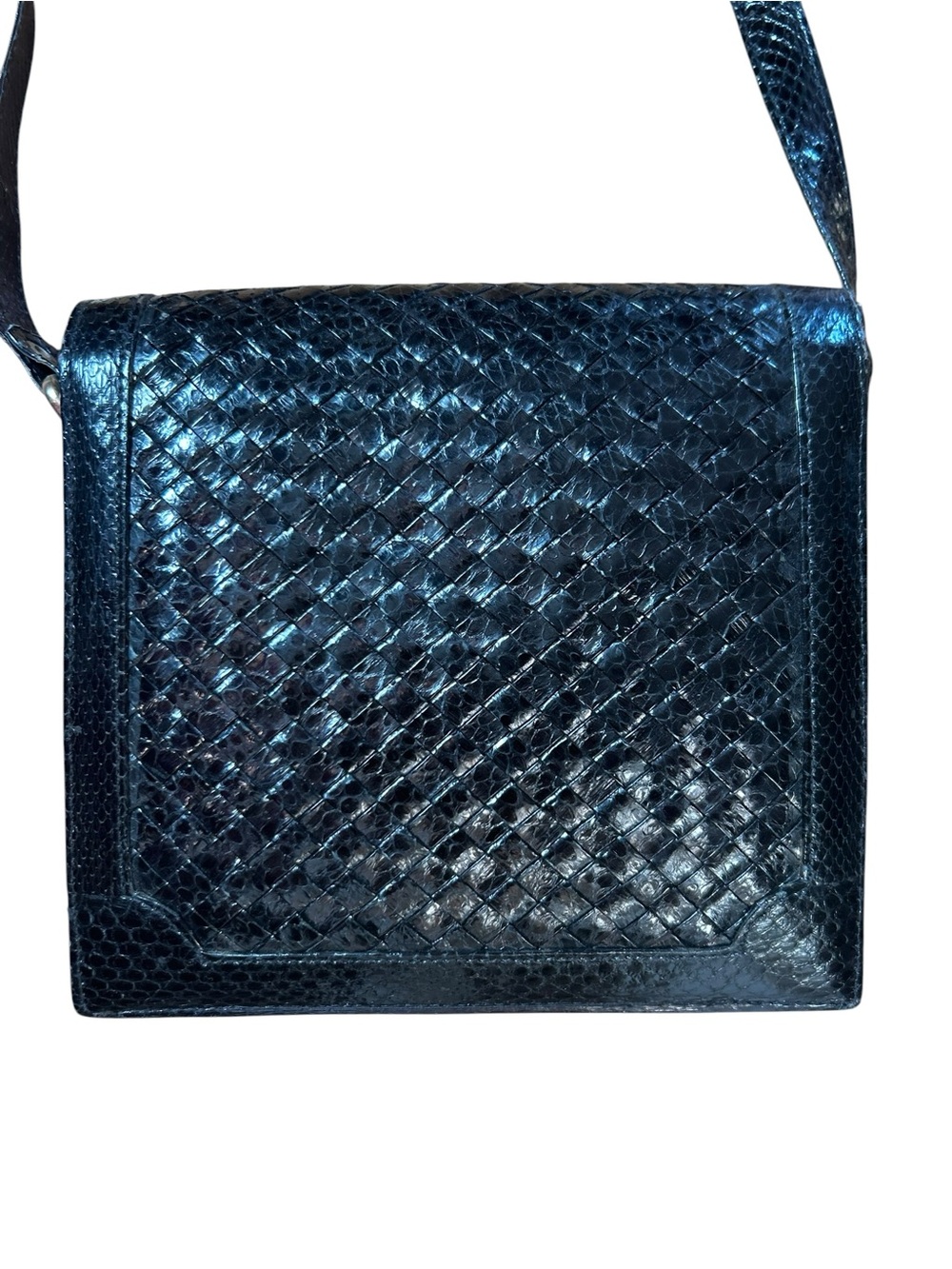 Vintage Genuine Snakeskin Crossbody Bag
